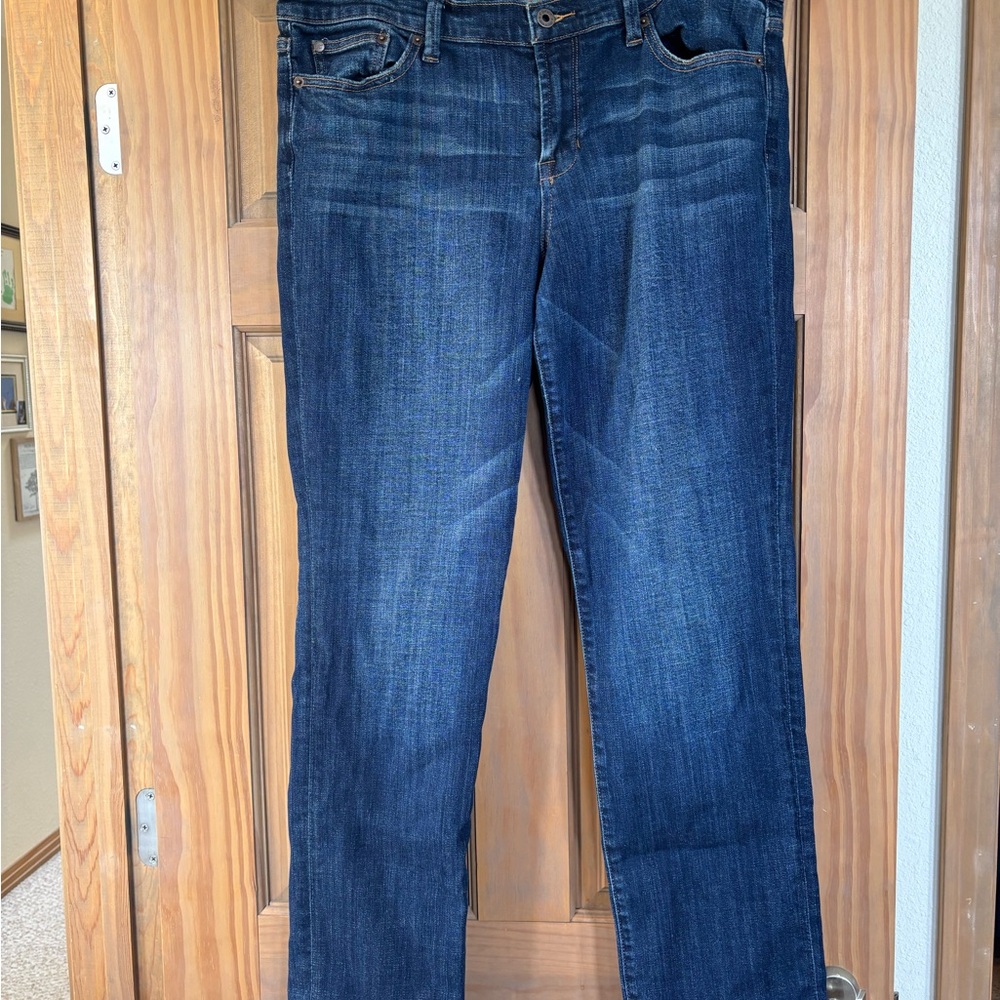 Lucky Brand Women's Blue Jeans Straight Leg